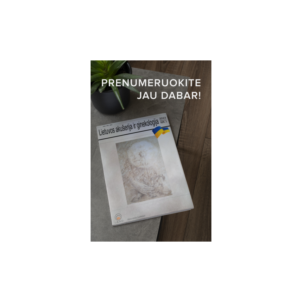 Lietuvos akušerija ir ginekologija prenumerata, 2025